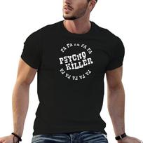 Talking Heads - Psycho Killer - Distressed T-Shirt Quick Dry Fishing T-Shirt L black
