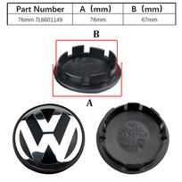 VW Polo Golf 4 5 4pcs 55mm 56mm 65mm Car Wheel Center Hub Caps Cover for VW Volkswagen Golf Polo Passat Touran GTI CC B5 B6 f35 Jetta accessories