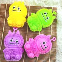 Taba Squshy Kawaii Labubu Little Monster Flash Pinch Fidgeting Toys Decompression Trend Kids Girl Squeeze Gifts Random Surprises yellow