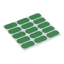15pcs Billiard Patch Stickers Professional Strong Adhesive Backing Pool Table Marker Patch for Pool Table Accessories white