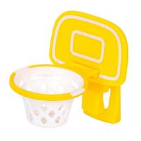 Easy to Clean Eggs Separator Basketball Hoop Shaped Eggs Yolk and White Filter Cooking Tool Funny Kitchen Gadget geltona