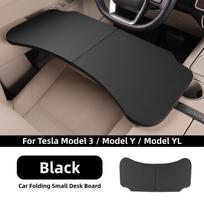 For Tesla Model 3/Model Y/Model YL Folding Small Desk Board Car Driver Steering Wheel Dining Table Seat Laptop Desk Tray Bracket