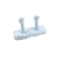 „Snail Decor“ veido prausimosi galvos juosta Vandenį sugerianti SPA galvos juosta iš pliušinio audinio, labai elastinga makiažo galvos juosta mėlyna