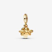 Pandora 769352C01 Glow-in-the-dark Firefly Dangle Charm geltona