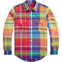 Polo Ralph Lauren SS25 languotas viensegis ilgomis rankovėmis marškinys Vyriški marškiniai Daugiaspalvis MNPOWOV16824002-999 M blue