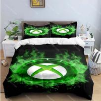 Šaunūs žaidėjų X-XBox spausdinti patalynės komplektai Išskirtinis lovos reikmenų rinkinys Antklodės užvalkalas Lovos uždangalo komplektas Patalynės komplektas Prabangi dovana EU Single 90x200cm black