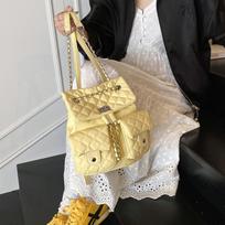 New fashion trend street shot rhombus embroidery thread duma backpack women's schoolbag geltona