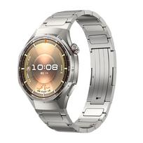 22 mm titano apyrankė Huawei Watch GT6 Pro 46 mm metalinė apyrankė Huawei Watch GT6/5/4/3/2 Pro 46 mm keičiami priedai Huawei GT5 Pro 46MM white