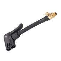 Bike Pump Connector Bicycles Inflation Nozzle Tire Valve Extension Cycling Valve for Smooth and Efficient Inflation 20CM black