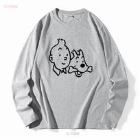 TIM Struppi Marškinėliai Linksmas Šuo Juokingas Kirpimas Pokštas Vyriški Moteriški vintage Skalbti Minkšti grafiniai streetwear homme Šiek tiek Laisvalaikio Unisex 2XL white