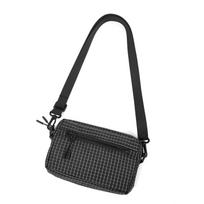 Niche lightweight messenger bag men's solid color small square bag simple shoulder bag women's lightweight waterproof commuter backpack juoda