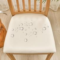 1 Piece Waterproof PU Fabric Stretch Chair Cover Seat Cushion Cover Chair Covers Big Elastic Seat Case For Dining Home Party 1 Piece beige