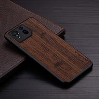 Case for Asus ROG Phone 8 9 Pro 6 7 Funda Bamboo Wood Pattern PULeather Phone Cover Luxury Coque for ROG Phone 9 Pro Case Capa Asus ROG Phone 8 Pro kava