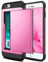 For For Iphone 14 Pro SE 2  7 8 Plus 6 6s Plus 7Plus 8Plus Slide Business Armor Wallet Card Slots Holder Cover For For Iphone 5 5s For SE(2020) SE(2022 pink