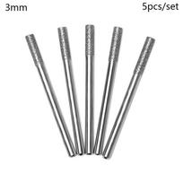 Round File Abrasive Tools Chainsaws Sharpening Micro-carving Needle Diamond Chainsaw Sharpener 3mm