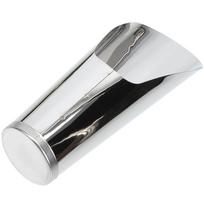 Stainless Steel Small Gardening Scoop for Bonsai Soil Potting Succulents Transplanting Fertilizer Mulch Weeding Digging Light 17X4CM gray