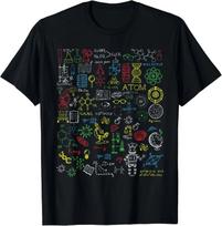 Secret Funny Science Biology Physic Math Lover Tshirt Funny Science Clothing Tops Unisex T Shirt Camisetas Graphic T Shirts S black