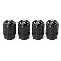 4Pcs Car Wheel Valve Caps Stem Cover Auto Accessories For Kia KN Sportage 3 4 Ceed Rio Picanto Niro Proceed Sorento Cerato Soul black