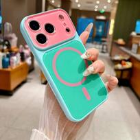 Dopamino spalvų blokų dėklas: Tinka iPhone 17 Pro Max, Transformuoja iPhone 16, Tiksliai išpjautas, Atsparus kritimui, Magnetinis.