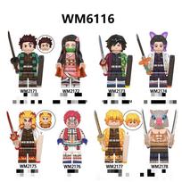WM6116 Anime Series Puzzle Assembly Toy Boy black