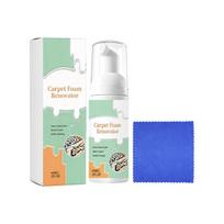 Carpet Foam Cleaner Foam is dense, gentle, and protects the fibers. It is convenient for daily cleaning. beige