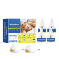 AMZ Cat Calming Pheromone Diffuser Kit Plug-in Stress & Anxiety Relief for CatsMood Balancing for MultiCat HouseholdsEffective Behavior  Training Aid 50ml