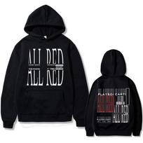 Rapper Playboi Carti Opium All Red Album Graphic XS juoda