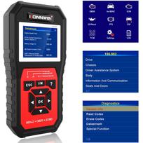 KONNWEI KW460 Visų sistemų OBD 2 automobilių diagnostikos įrankiai ABS oro pagalvė alyva ABS EPB DPF SRS TPMS atstatymas Automatinis kodų skaitytuvas ODB2 skaitytuvas English