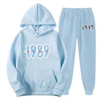 Taylor The Eras Tour Vyriški megztiniai, džemperis + sportinės kelnės vidurnakčio albumas Swift Print Tracksuit Sportiniai drabužiai Moteriški drabužiai 2 dalių rinkinys L white