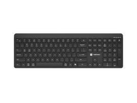 Belaidė klaviatūra Natec Tang US BT + 2.4 GHz tyli plona juoda