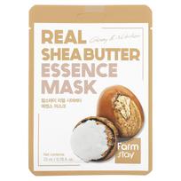 Farmstay, Real Shea Butter Essence Beauty Mask, 1 sheet, 23ml (0.78fl oz) beige