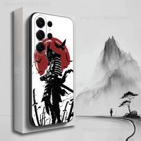 Samurai Art Bushido Case For Samsung S21,S9,S22,S25,S20,S10,Plus,Ultra,S24,S23,FE,Lite,Soft Silicone Black SamsungS25ULTRA