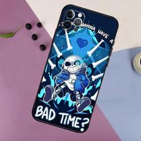 Undertale Sans dėklas iPhone 16 15 14 13 12 11 Pro Max 7 8 Plus XR XS Max X telefonui Apsauginis dangtelis iPhone 13 mini
