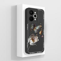 Trendy Butterfly Case For Realme 15 Pro 5G Soft Liquid Silicone Anti Drop Bumper Cover For Realme15 15Pro Full Protective Funda Realme 15 Pro 5G white