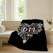 Rock band D-depeche M-modeS Blanket For Sofa Office Bed Plane Travel Sleep Read Relax Camping Soft And Warm 75x90cm