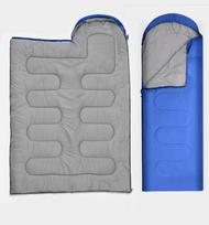 Outdoor Camping Sleeping Bags Emergency Outdoor Camping Mummy Sleeping Bags Portable for Hiking blue