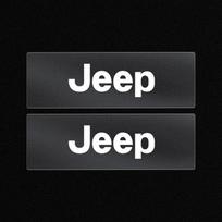 New Car styling 3D Metal Car Interior Dekoration Stickers Badges Car Accessories For Jeep Wrangler Grand Cherokee Compass Renegade Cherokee Gladiator black