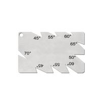 Professional Corrosion Resistant Valves Angled Gauge Ruler Measuring Tool For Automotive And Mechanical Applications 1 white