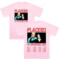 Placebo 30th Anniversary Tour Graphic T Shirts Harajuku Alternative Metal Rock Band Cotton Clothing Wounisex Unisex Oneck Comfort Tee L white