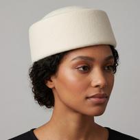 New wool beret autumn and winter medicine box hat dark wool French felt niche basin hat women 57.5*9cm(83g) brown