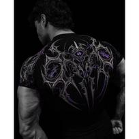 Breathedivinity Nuodų Magijos Kristalas Unisex Greitai Džiūstanti Kompresinė Sportinė Marškinėlė Medium black