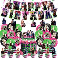 Zombie 4 Set Theme Birthday Balloon Party Set Y2K Decoration Zie Fan Birthday Flag Pulling Balloon Suit Cake Insertion Set New