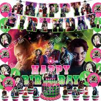 Zombie 4 Set Theme Birthday Balloon Party Set Y2K Decoration Zie Fan Birthday Flag Pulling Balloon Suit Cake Insertion Set New