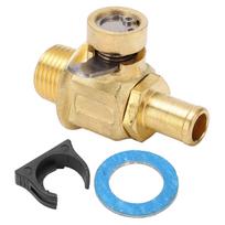 F110N Engine Oil Drain Valve with LC‑10 Lever Clip 3 8‑18 NPT Brass One Touch Operation for Van Car Light Truck