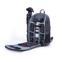 Waterproof Durable Camera Backpack DSLR Mirrorless Sony Canon Nikon - Travel Hiking Photography Bag With Padded Compartment Gray/Gray gray