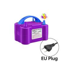 Galingas elektrinis balionų siurblys, dviejų angų pripūtimo mašina, modelis 73005, greitam pripūtimui Purple EU