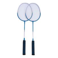 Badmintono rinkinys Profesionali lydinio badmintono raketė su 3 kamuoliukais Nešiojimo krepšys pradedančiajam white