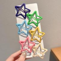 Dopamine Star Hair Clip for Women - 2024 Trendy Hairpin for Bangs & Baby Hair