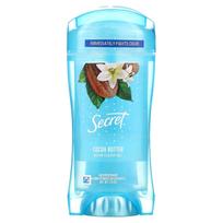Secret, 48 valandas veikiantis skaidrus gelinis dezodorantas, kakavos sviestas, 2,6 oz. blue