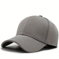 1pc Unisex Sunshade Full Seal Elastic Baseball Cap With Curved Brim For Outdoor Sport
